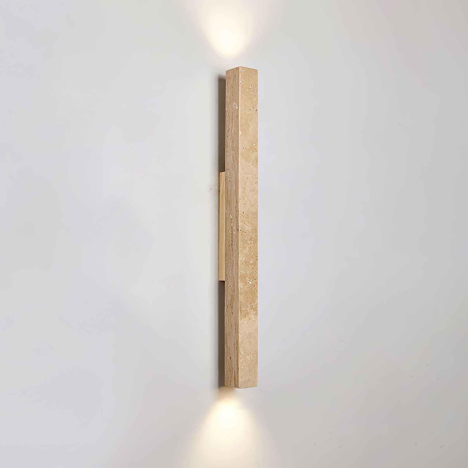 Cathais Minimalist Travertine Wall Light - Blowlighting