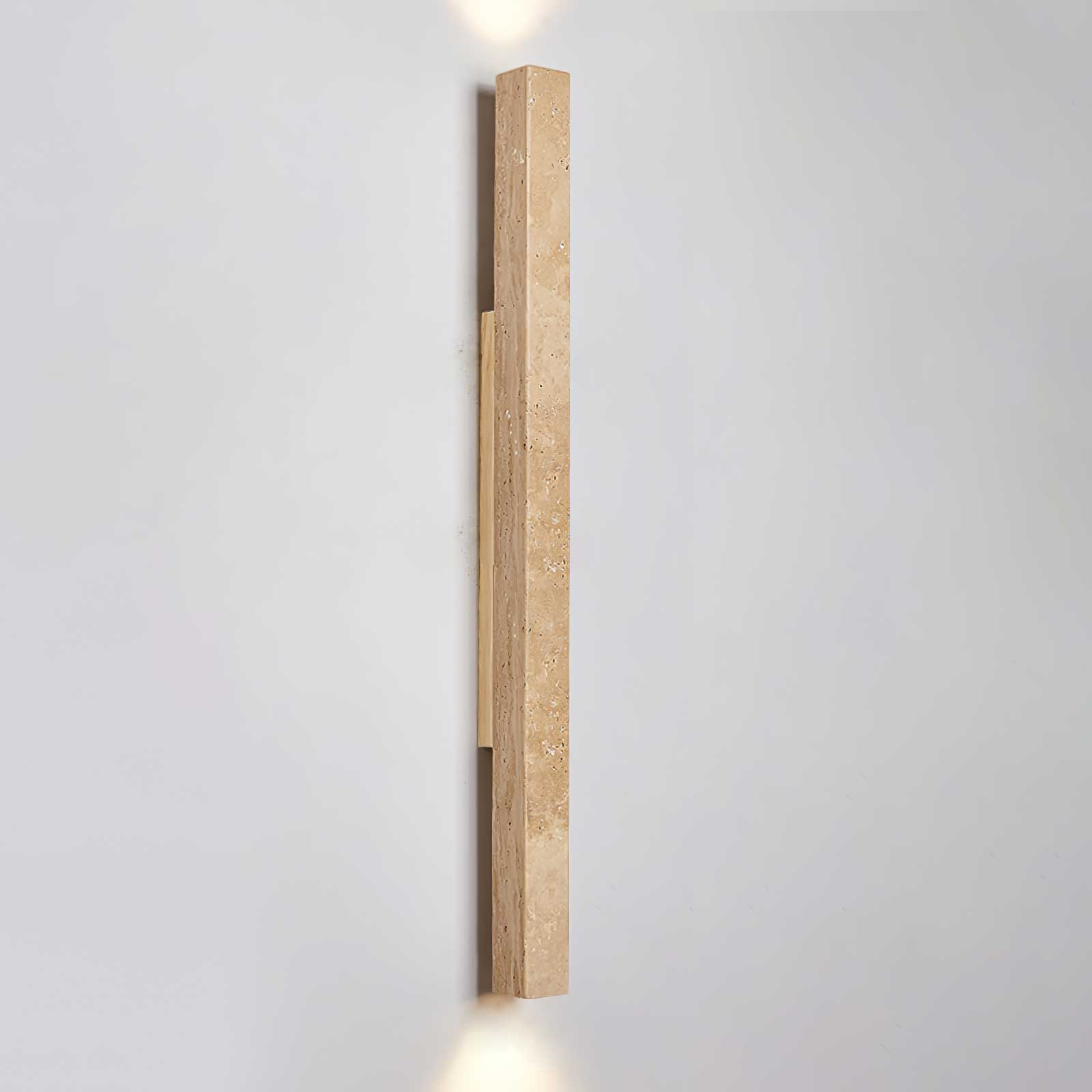 Cathais Minimalist Travertine Wall Light - Blowlighting