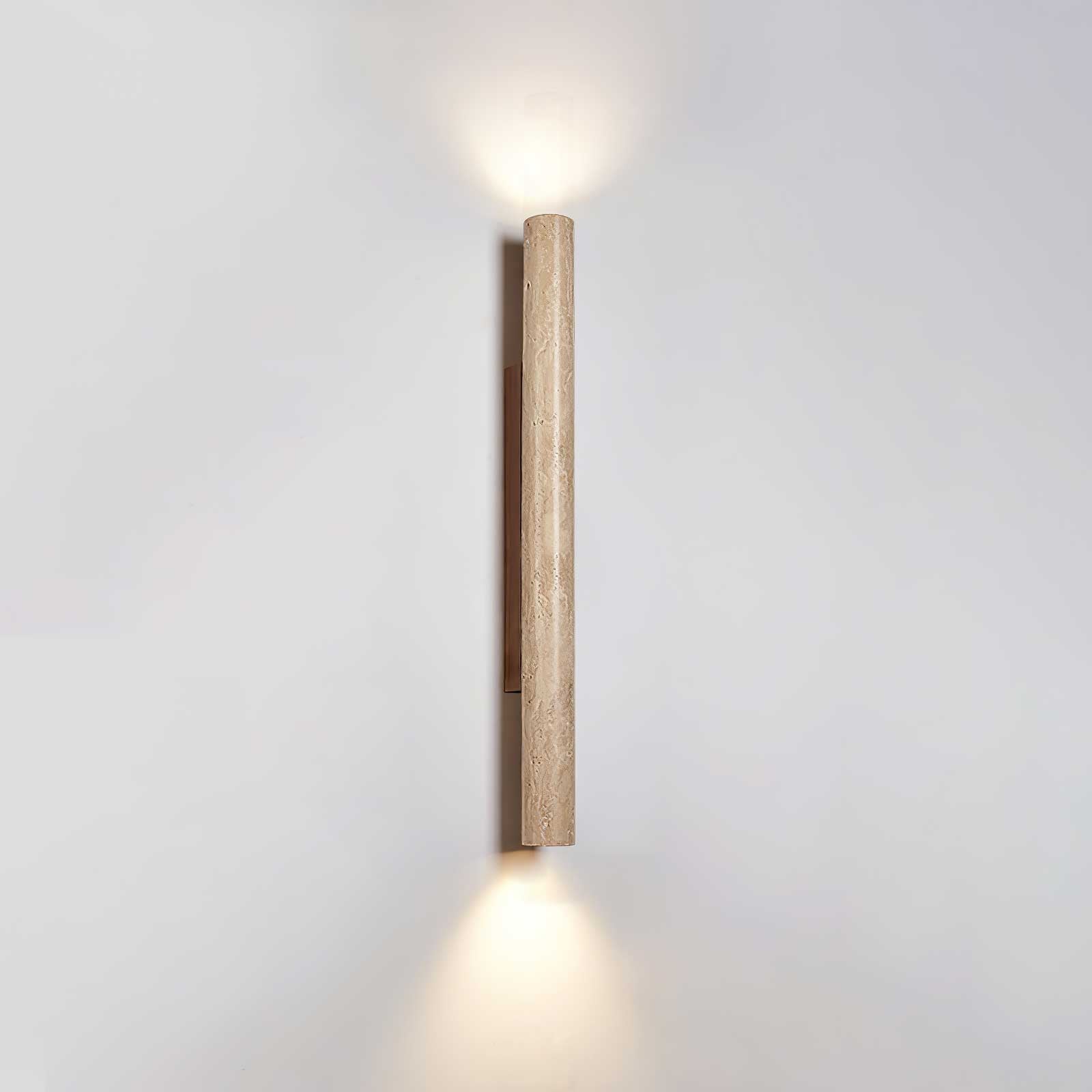 Cathais Minimalist Travertine Wall Light - Blowlighting