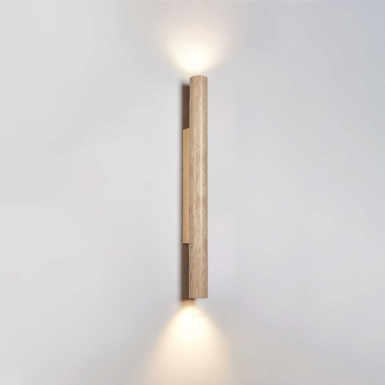 Cathais Minimalist Travertine Wall Light - Blowlighting