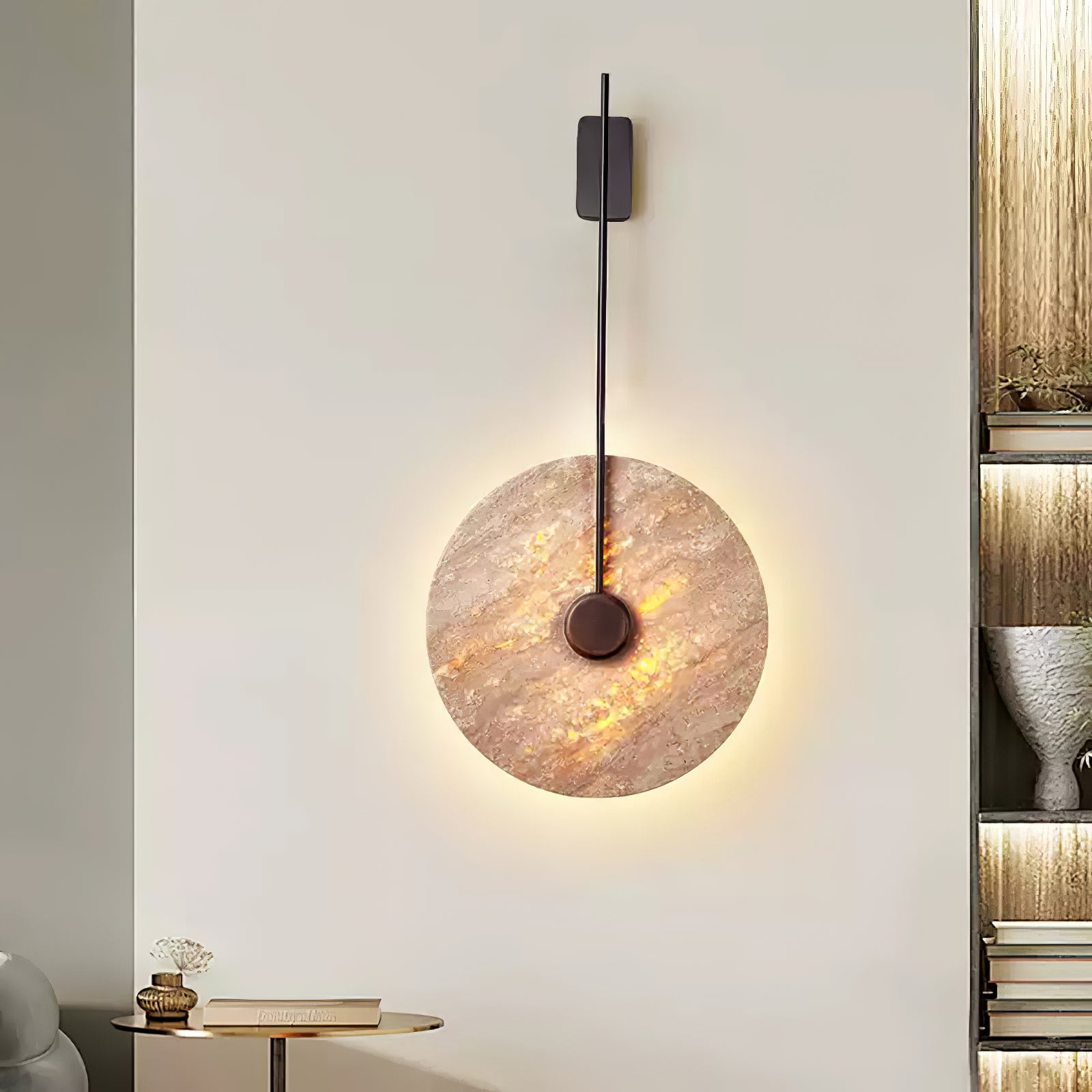 Visolia Travertine Wall Light - Blowlighting