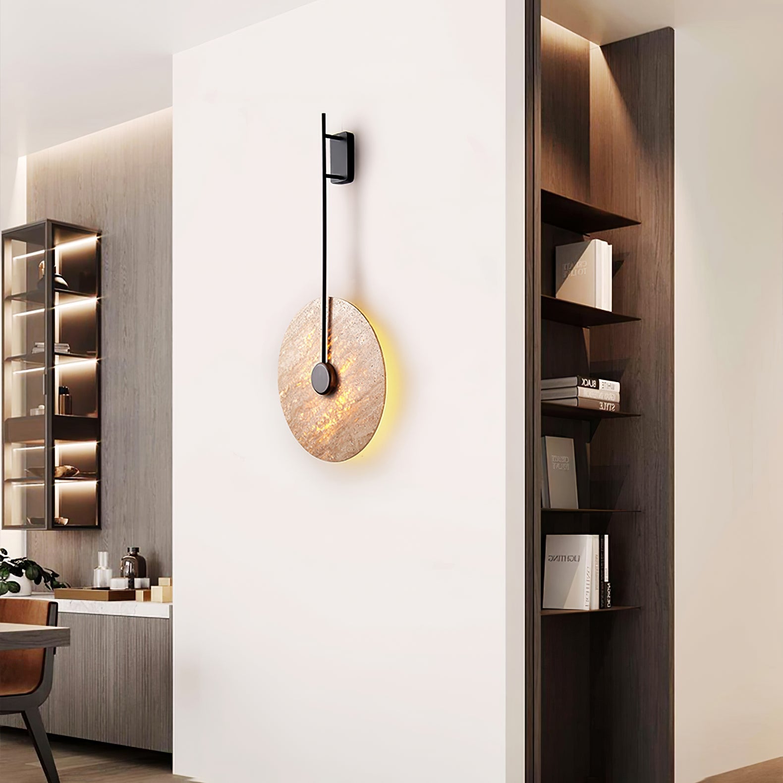 Visolia Travertine Wall Light - Blowlighting