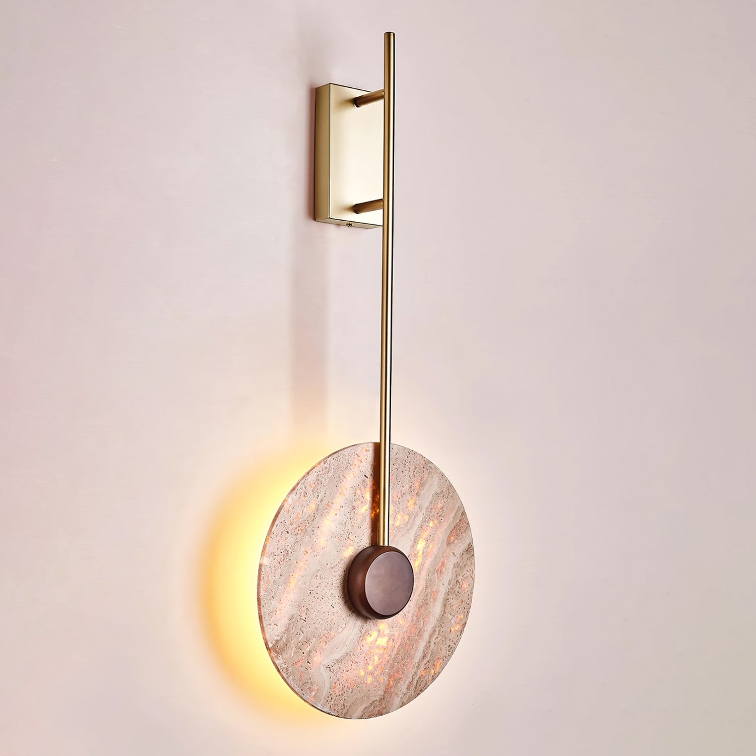 Visolia Travertine Wall Light - Blowlighting