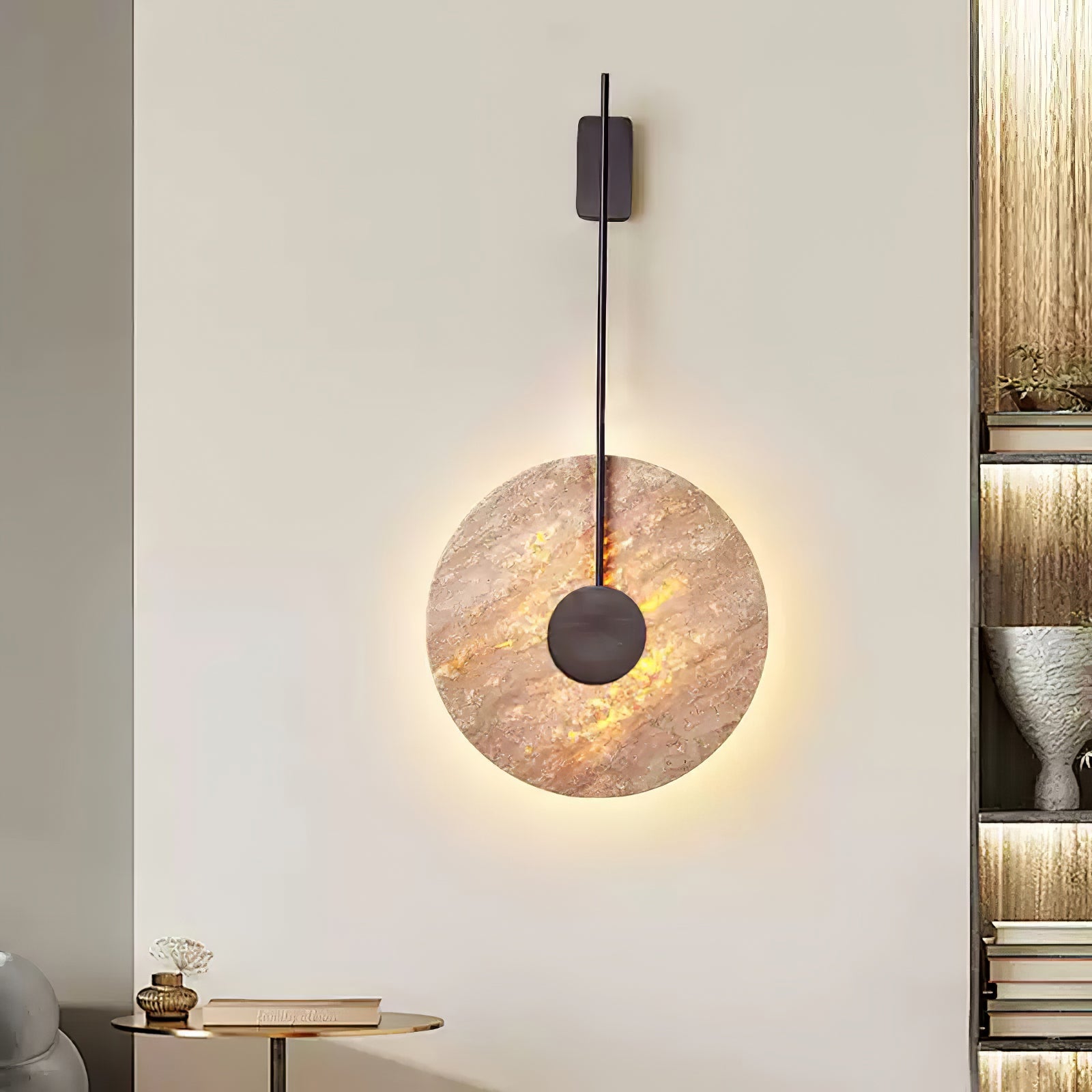 Visolia Travertine Wall Light - Blowlighting