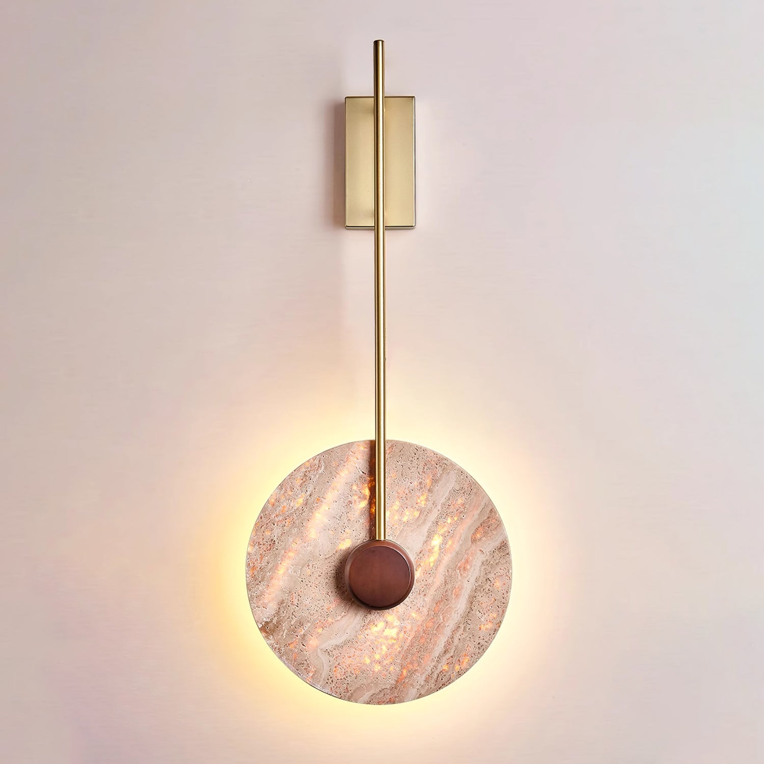 Visolia Travertine Wall Light - Blowlighting