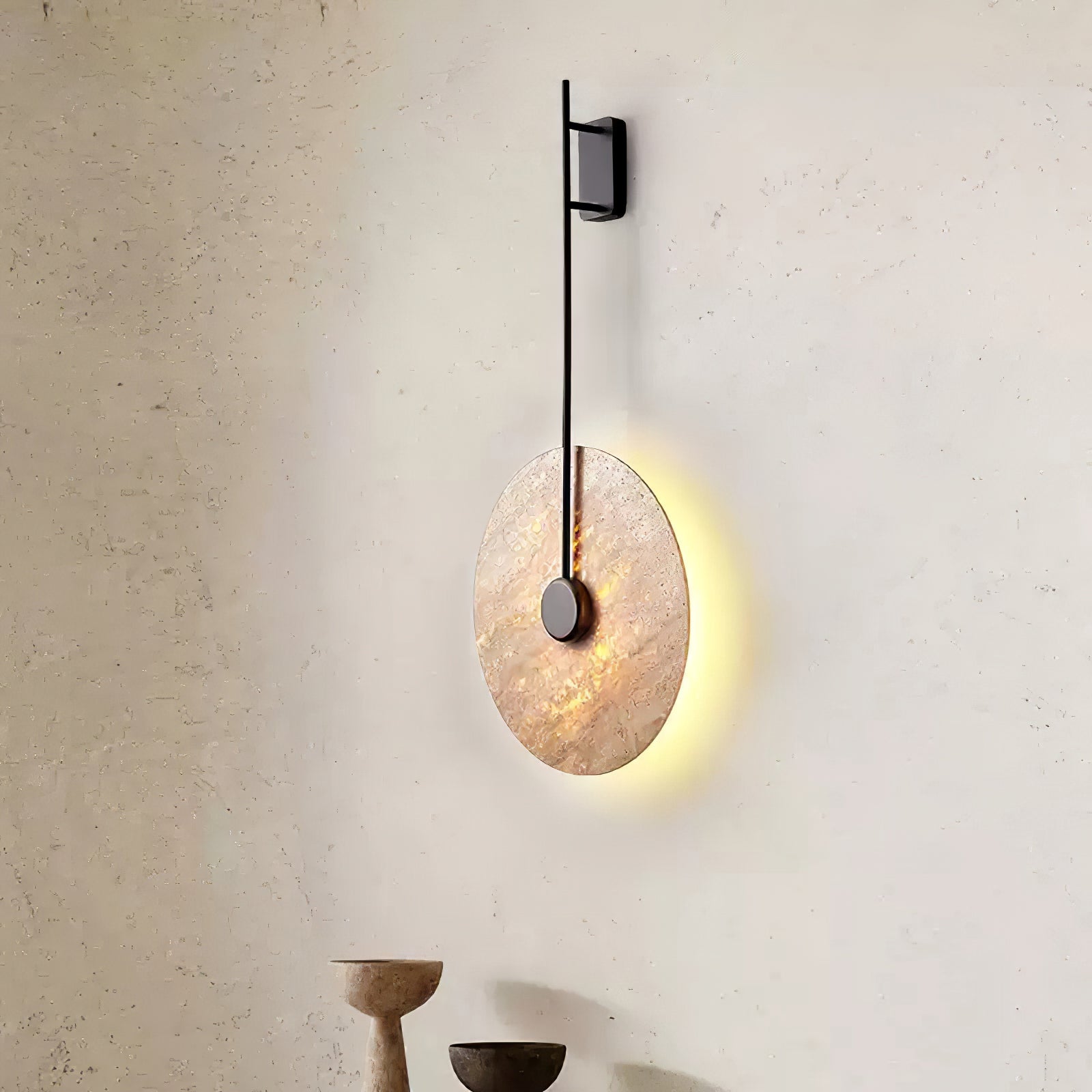 Visolia Travertine Wall Light - Blowlighting