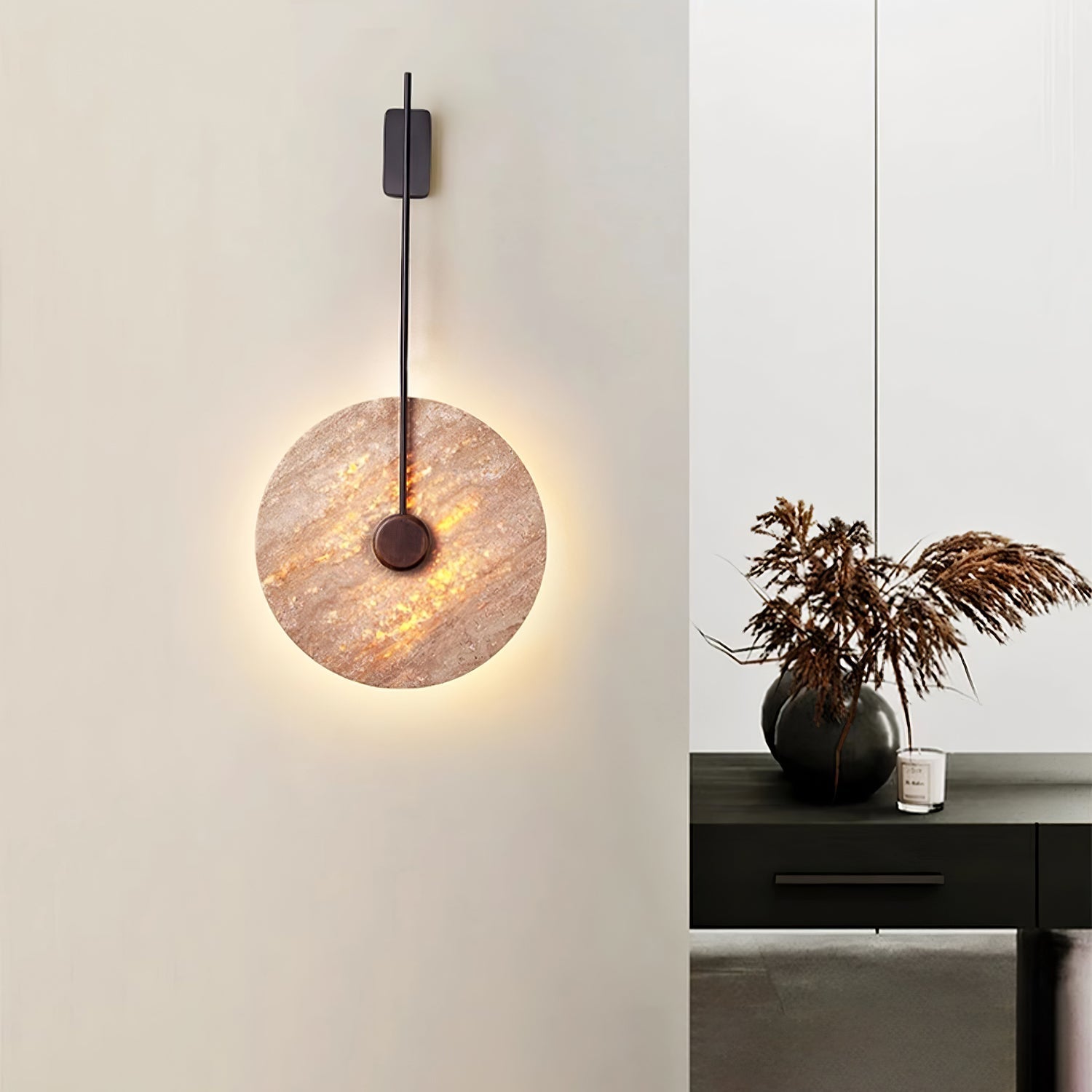 Visolia Travertine Wall Light - Blowlighting