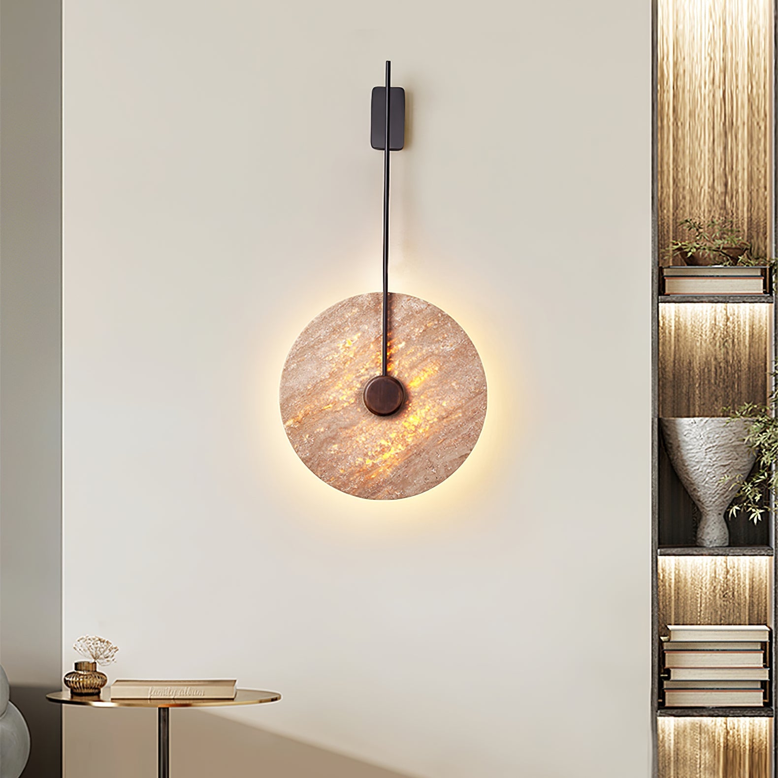 Visolia Travertine Wall Light - Blowlighting