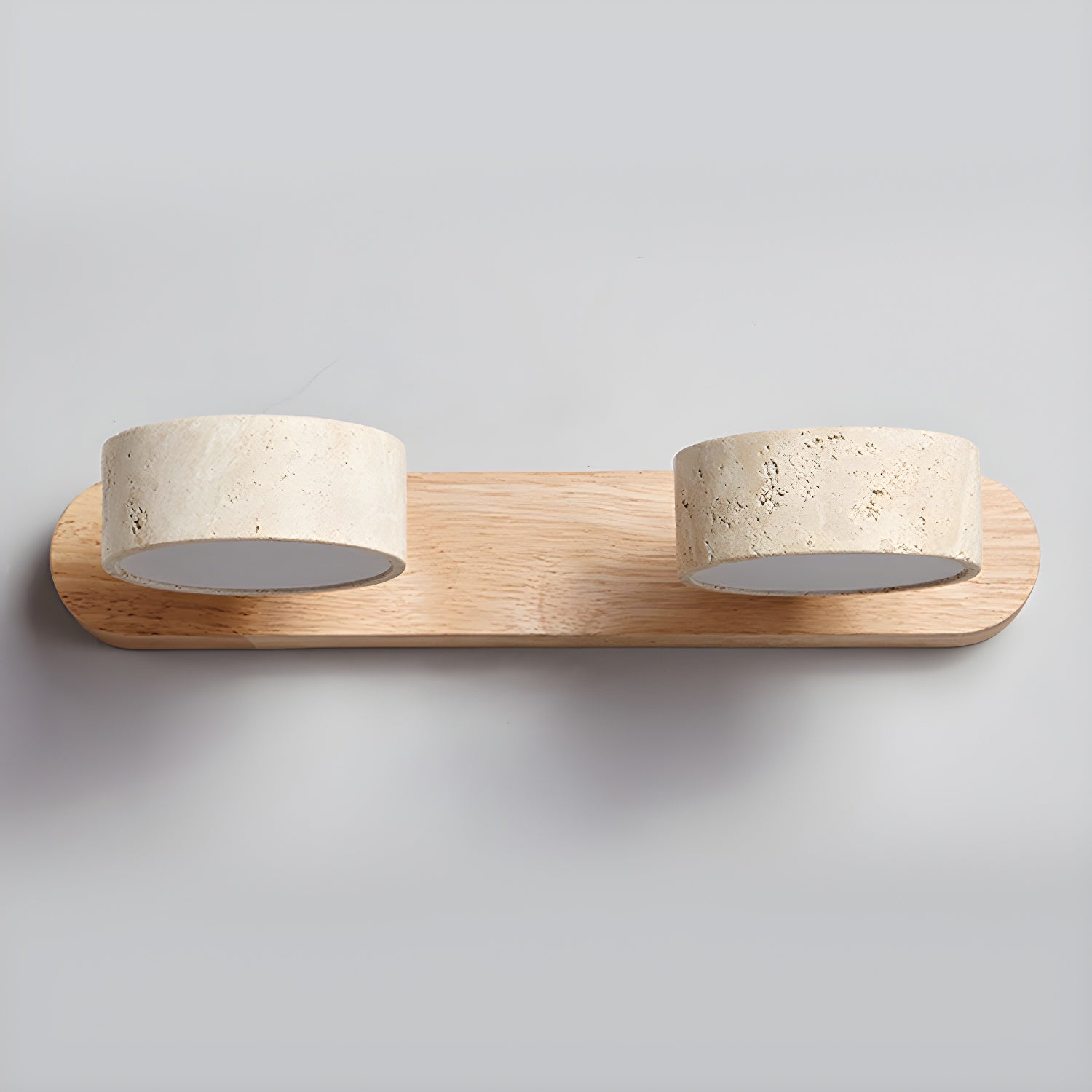 Voloreth Minimalist Travertine Wall Light - Blowlighting