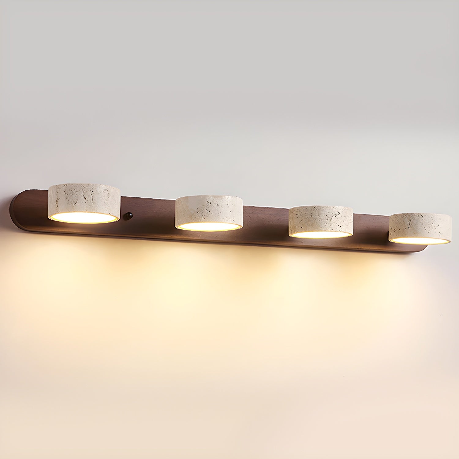 Voloreth Minimalist Travertine Wall Light - Blowlighting
