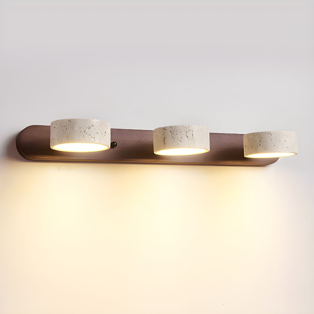 Voloreth Minimalist Travertine Wall Light - Blowlighting