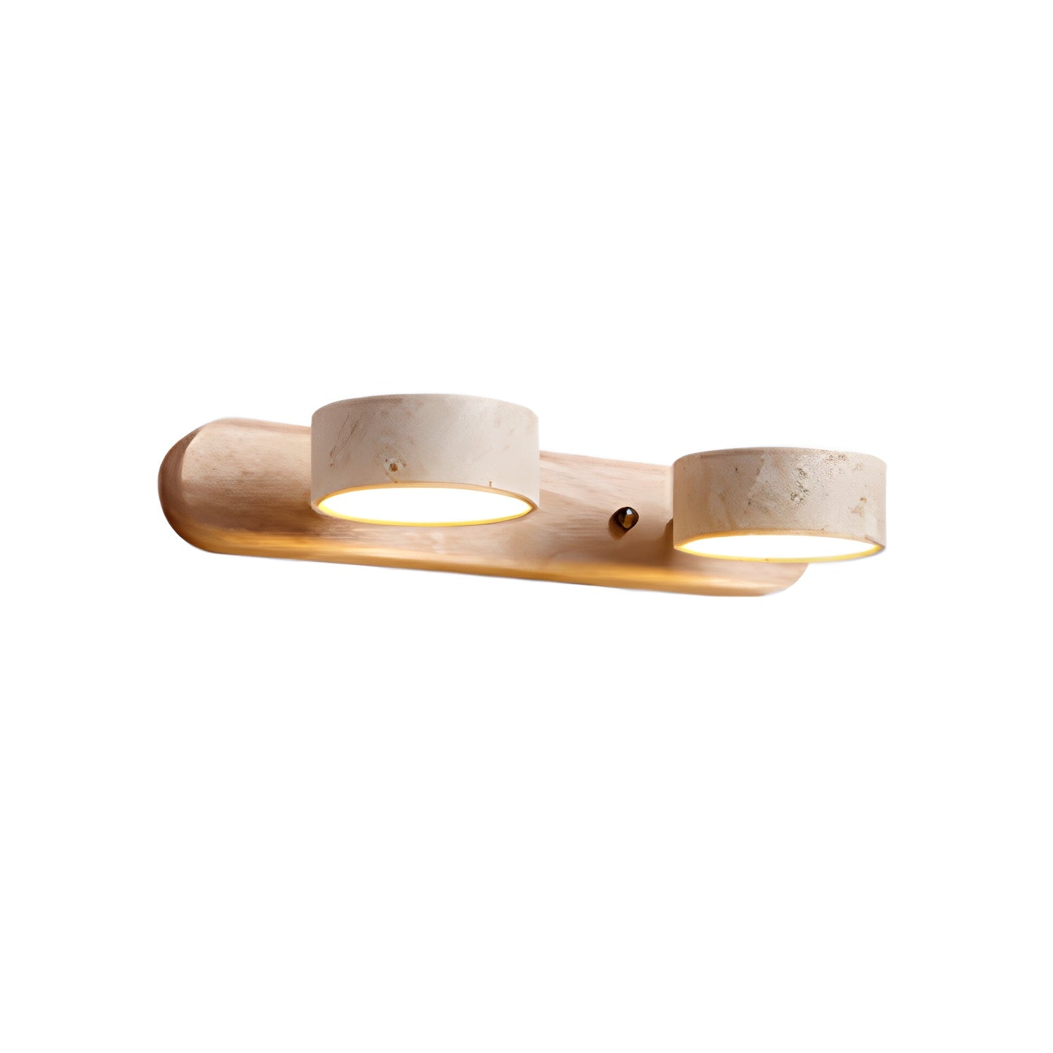 Voloreth Minimalist Travertine Wall Light - Blowlighting