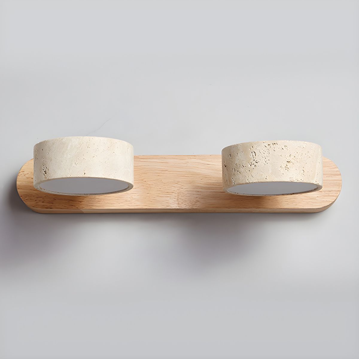 Voloreth Minimalist Travertine Wall Light - Blowlighting