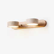 Voloreth Minimalist Travertine Wall Light - Blowlighting
