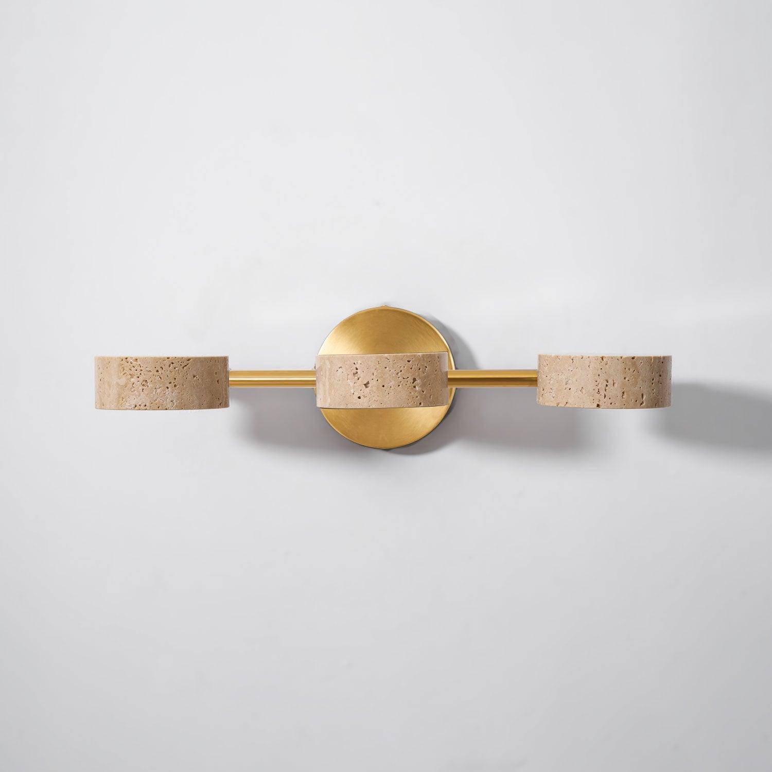Ceshair Multi Head Travertine Vanity Light - Blowlighting