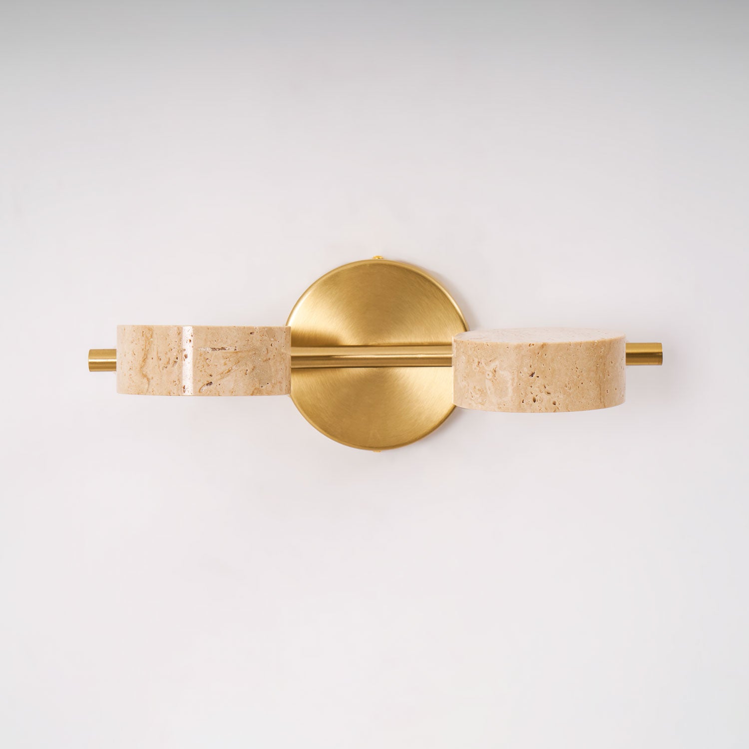Ceshair Multi Head Travertine Vanity Light - Blowlighting