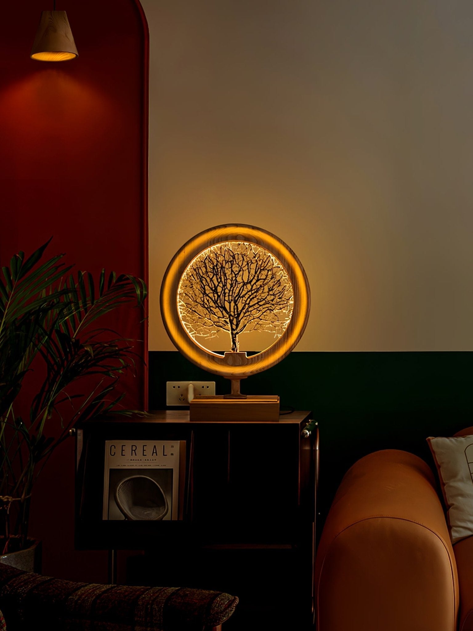 Stella Modern Wood Table Lamp - Blowlighting