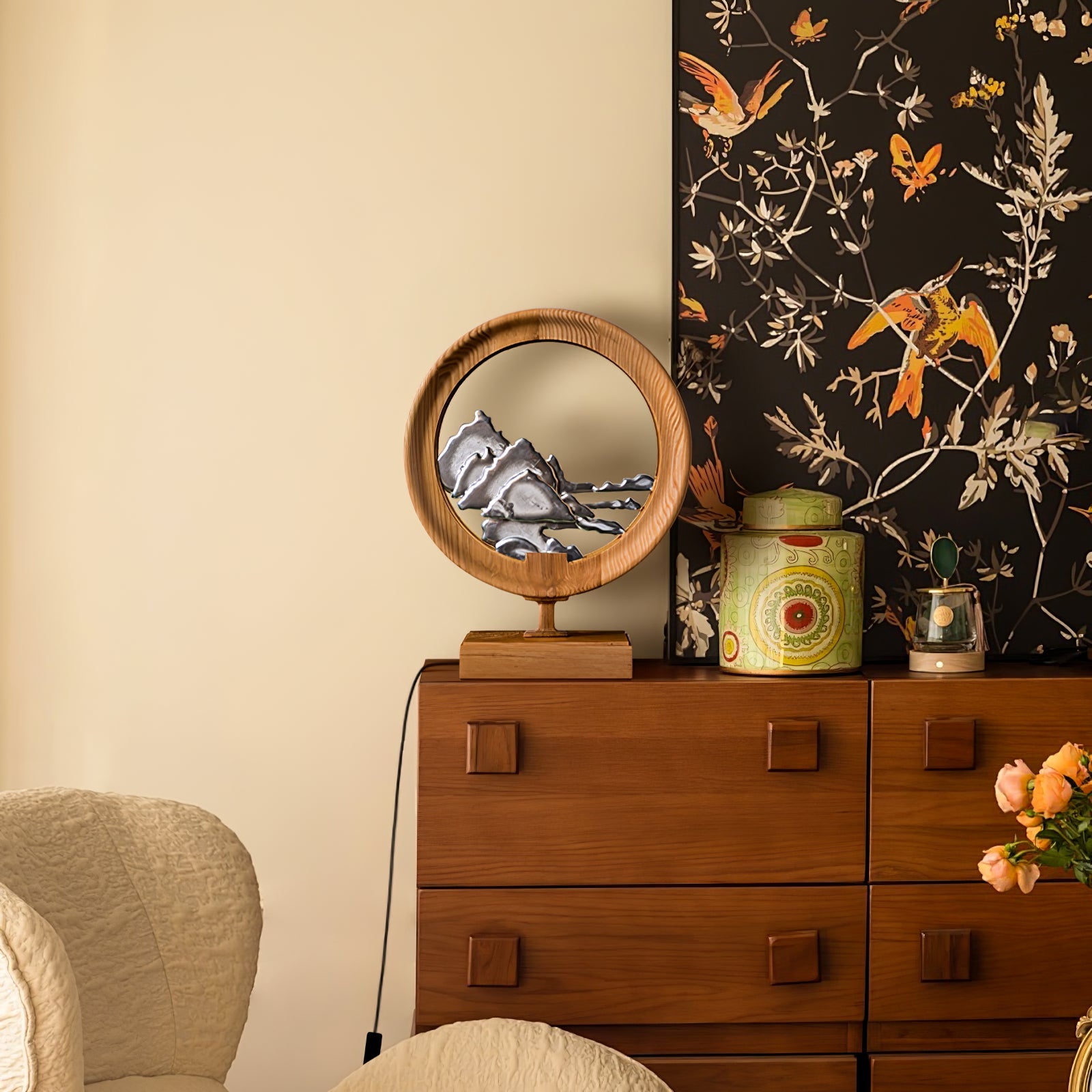 Stella Modern Wood Table Lamp - Blowlighting