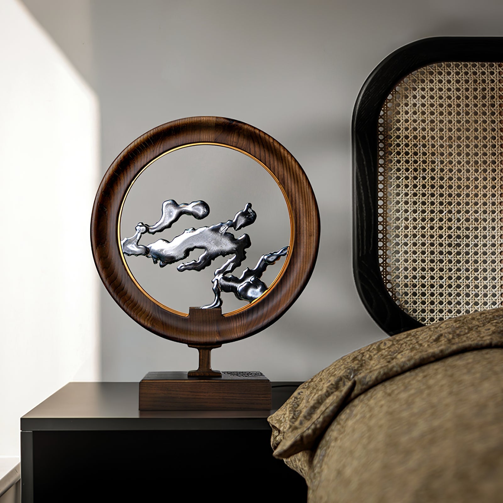 Stella Modern Wood Table Lamp - Blowlighting