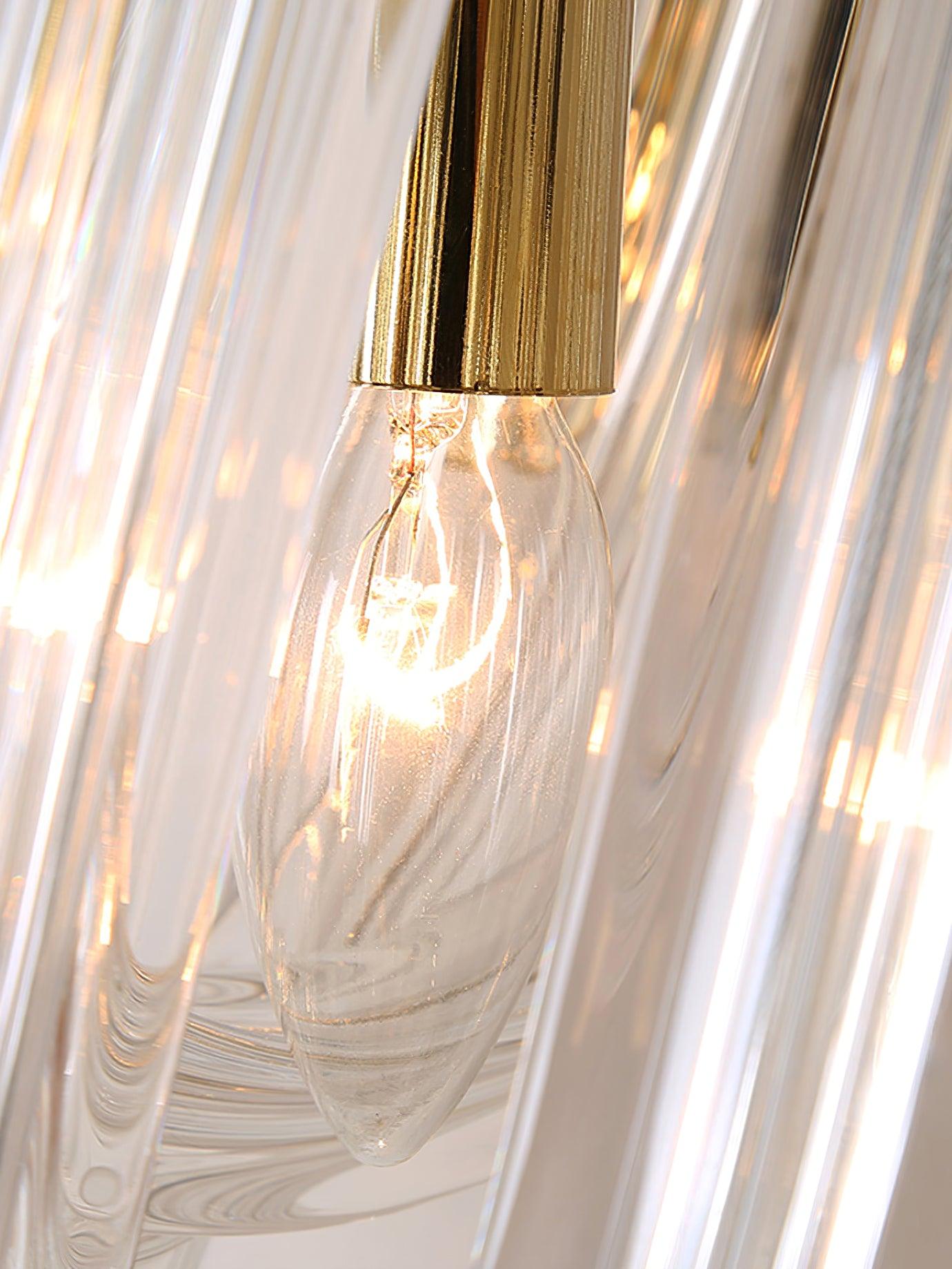 Aurora Wall Lamp Trevi Murano Glass Gold Modern Luxury - Blowlighting