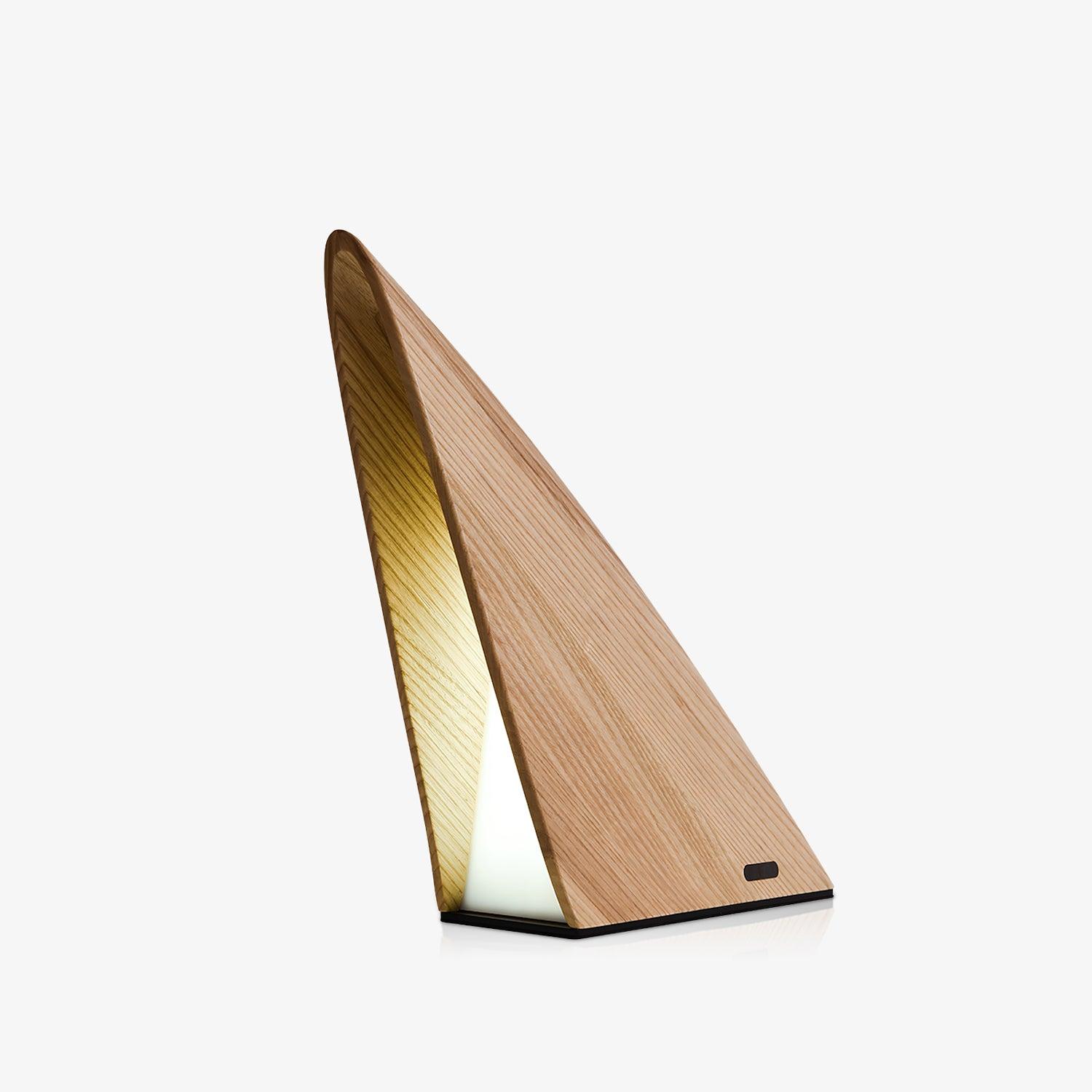Justin Minimalist Wood Table Lamp - Blowlighting