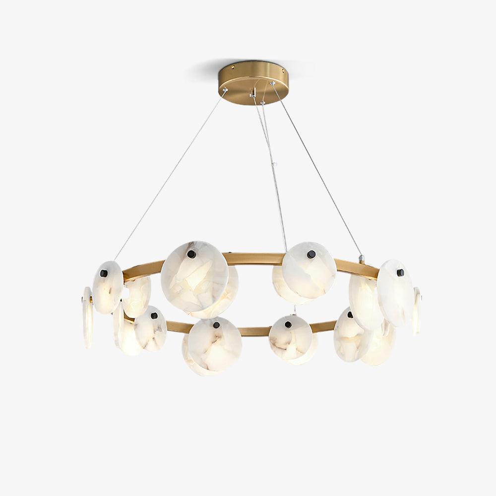 Olveneth Alabaster Chandelier - Blowlighting