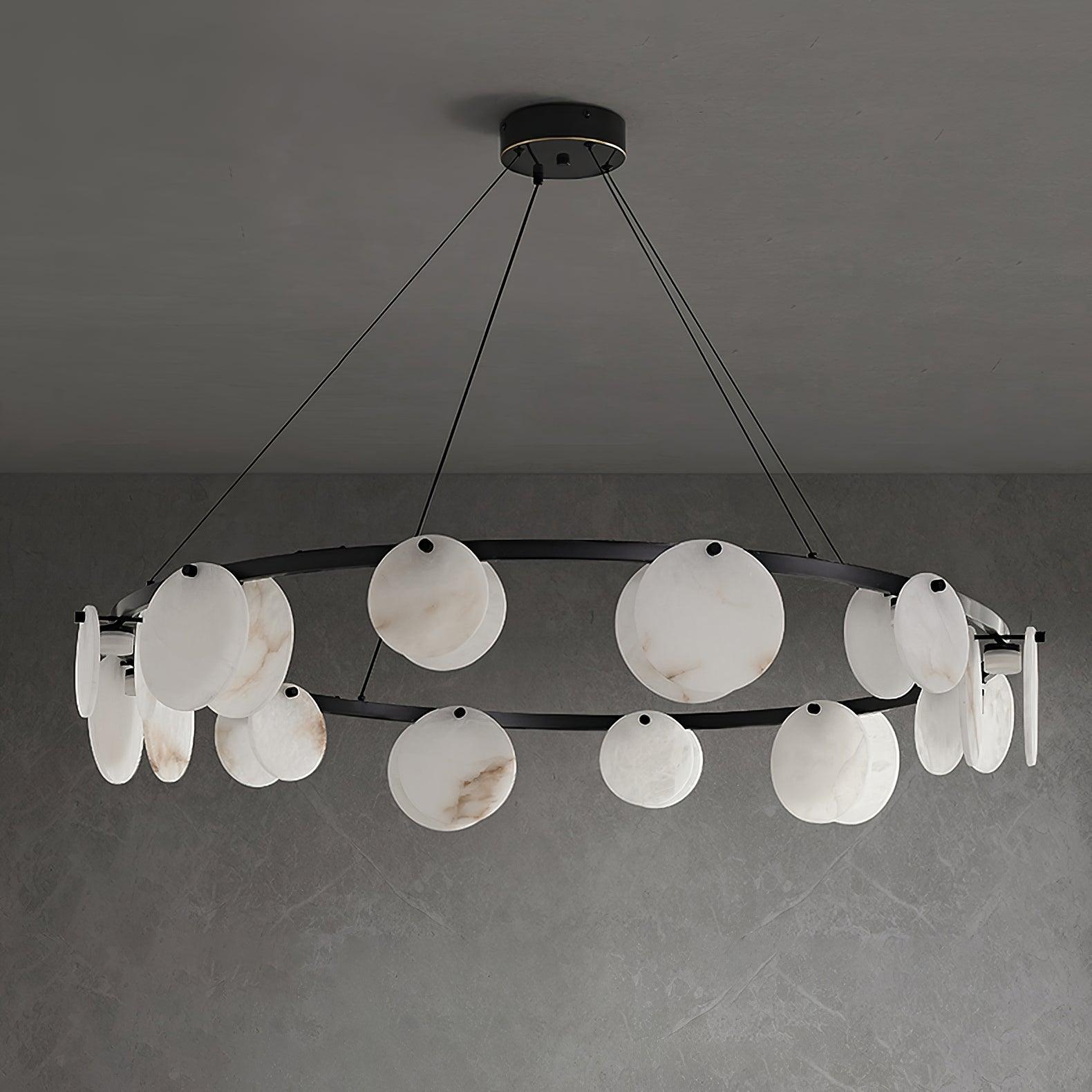 Olveneth Alabaster Chandelier - Blowlighting