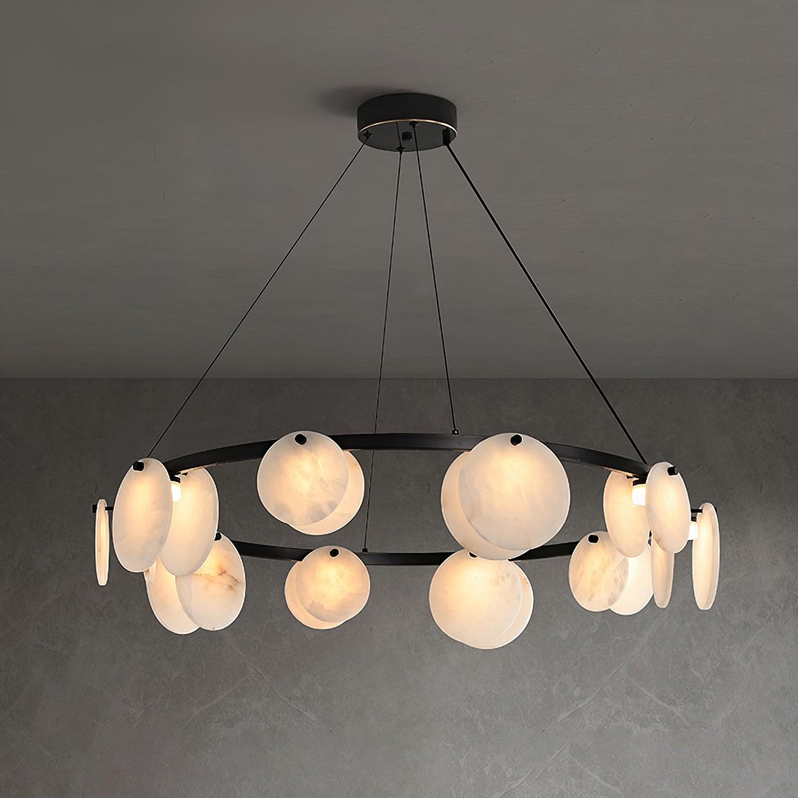 Olveneth Alabaster Chandelier - Blowlighting
