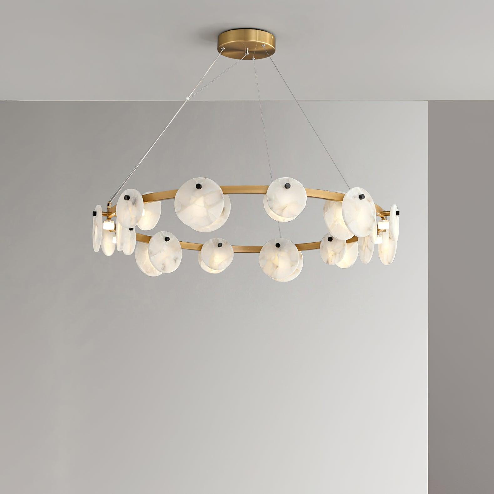 Olveneth Alabaster Chandelier - Blowlighting