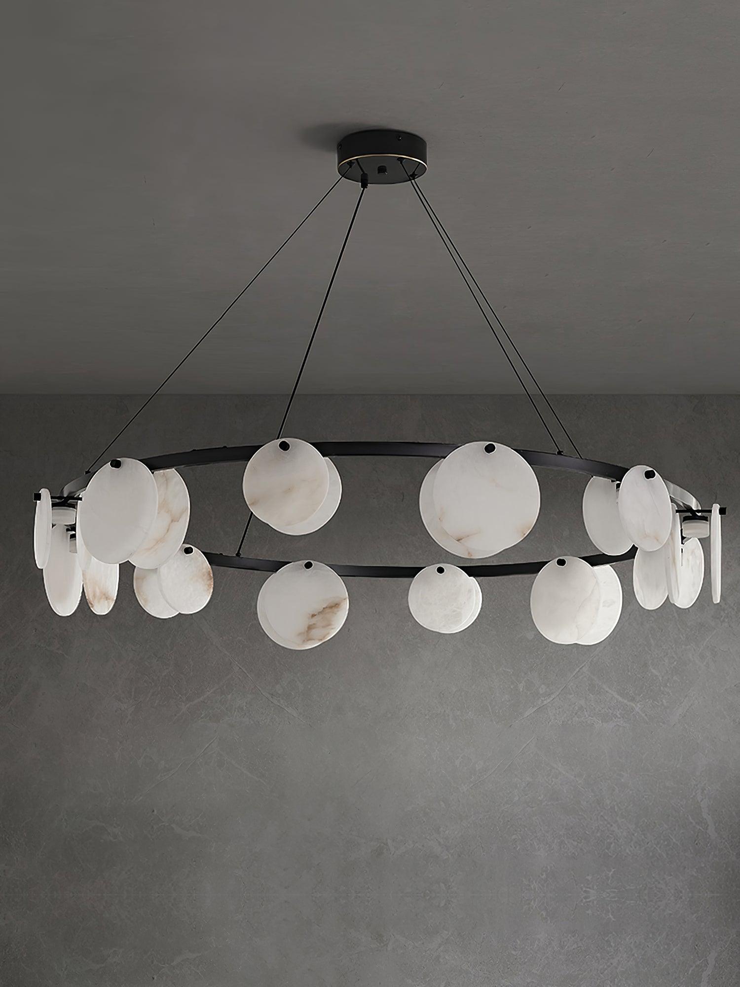 Olveneth Alabaster Chandelier - Blowlighting