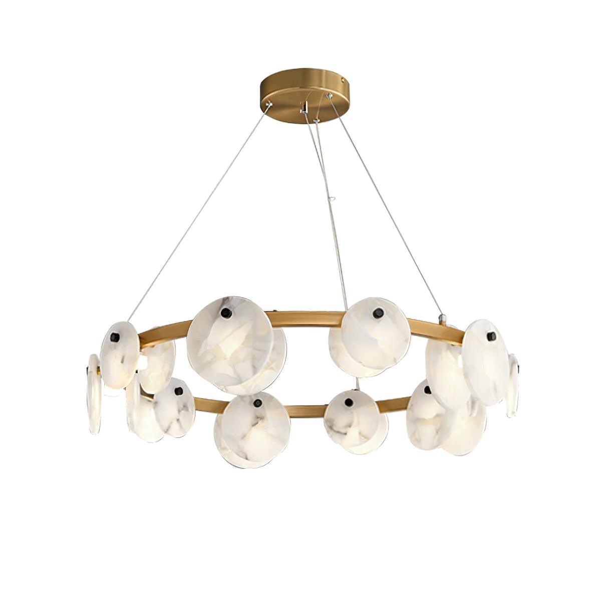 Olveneth Alabaster Chandelier - Blowlighting