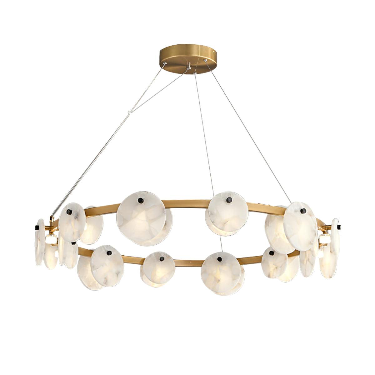 Olveneth Alabaster Chandelier - Blowlighting