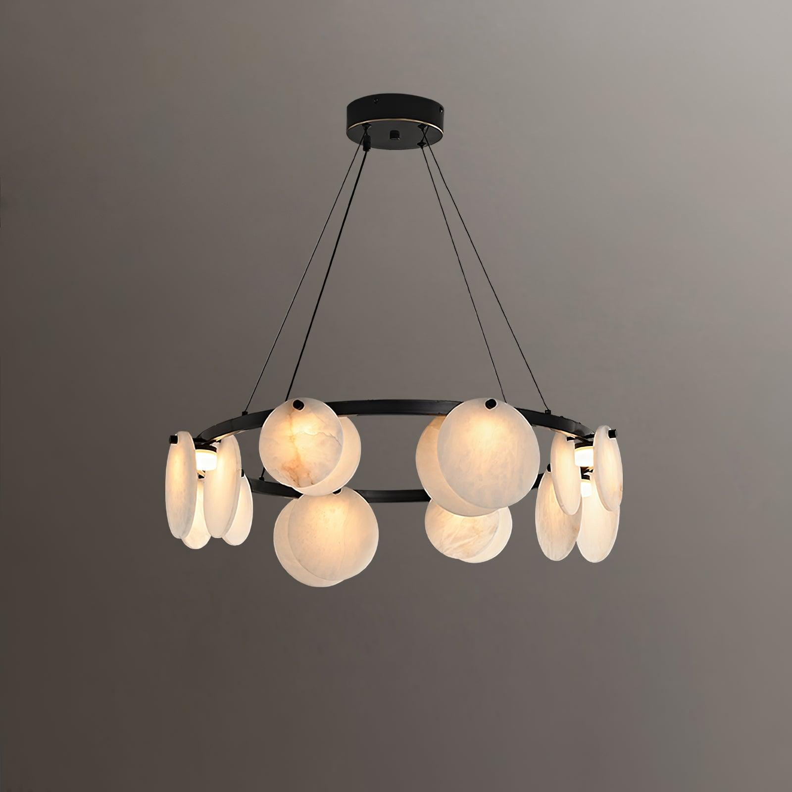 Olveneth Alabaster Chandelier - Blowlighting