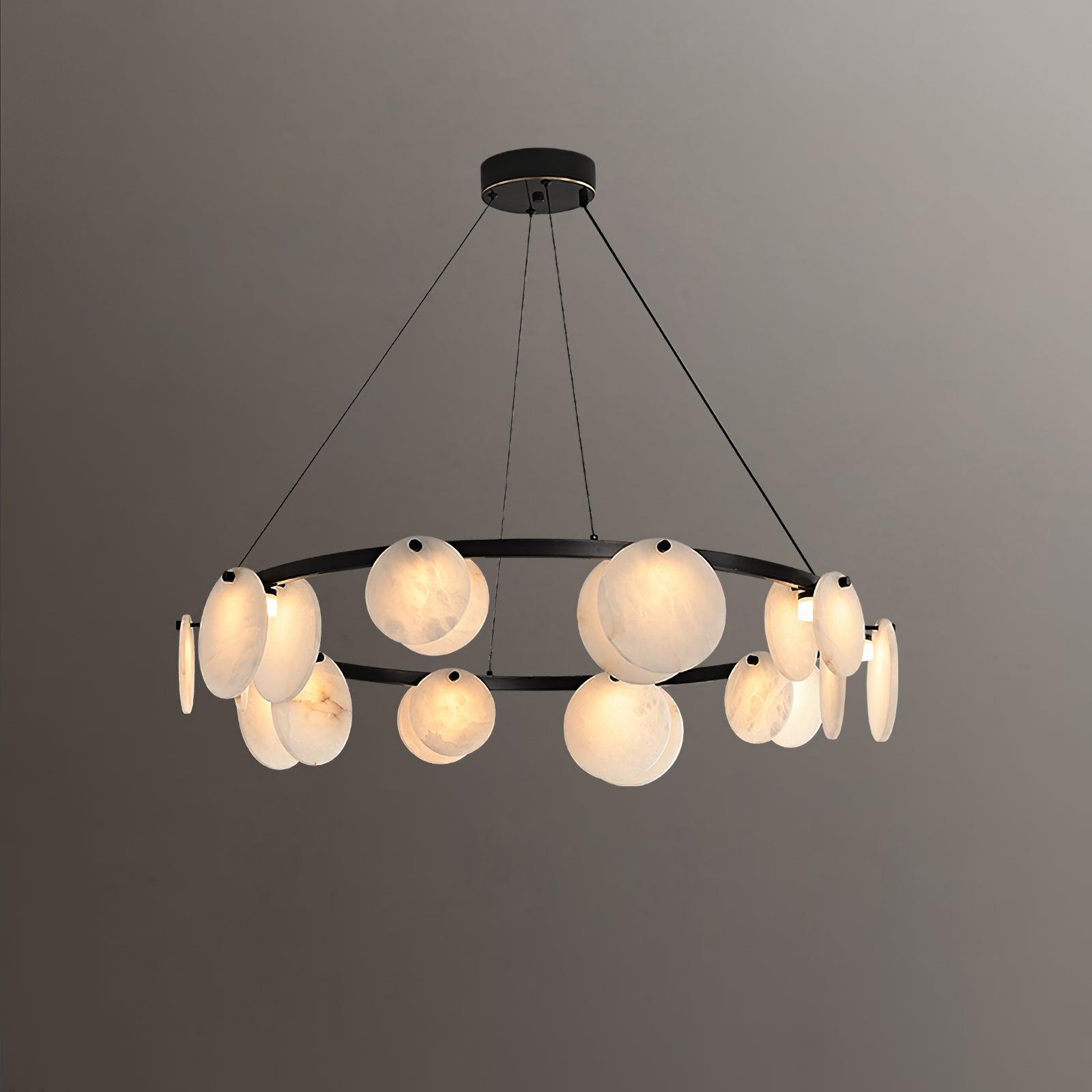 Olveneth Alabaster Chandelier - Blowlighting