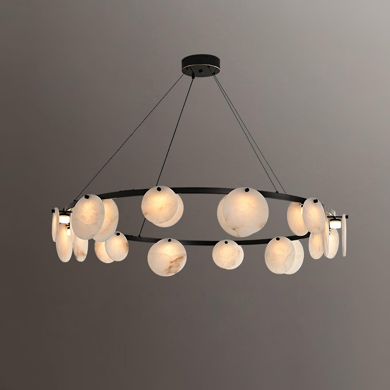Olveneth Alabaster Chandelier - Blowlighting