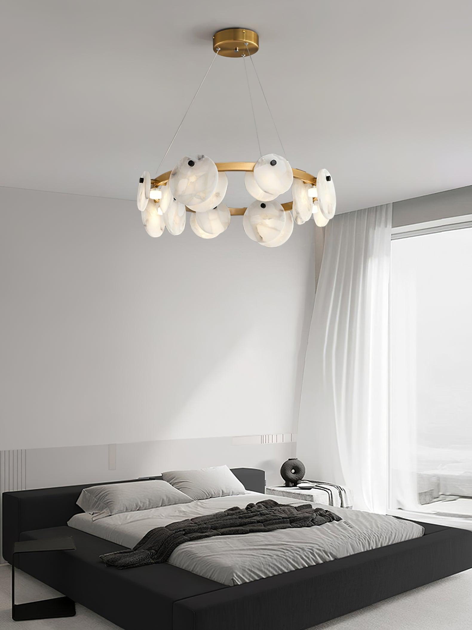 Olveneth Alabaster Chandelier - Blowlighting