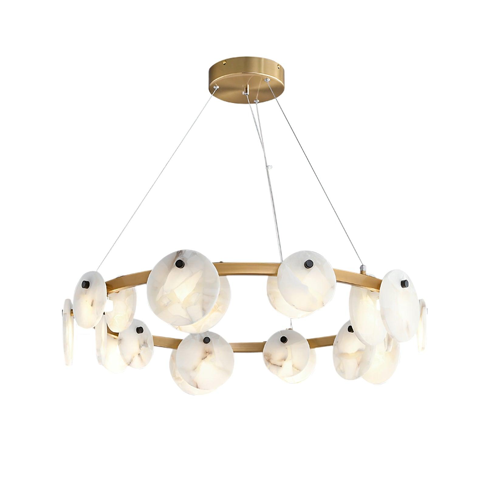 Olveneth Alabaster Chandelier - Blowlighting