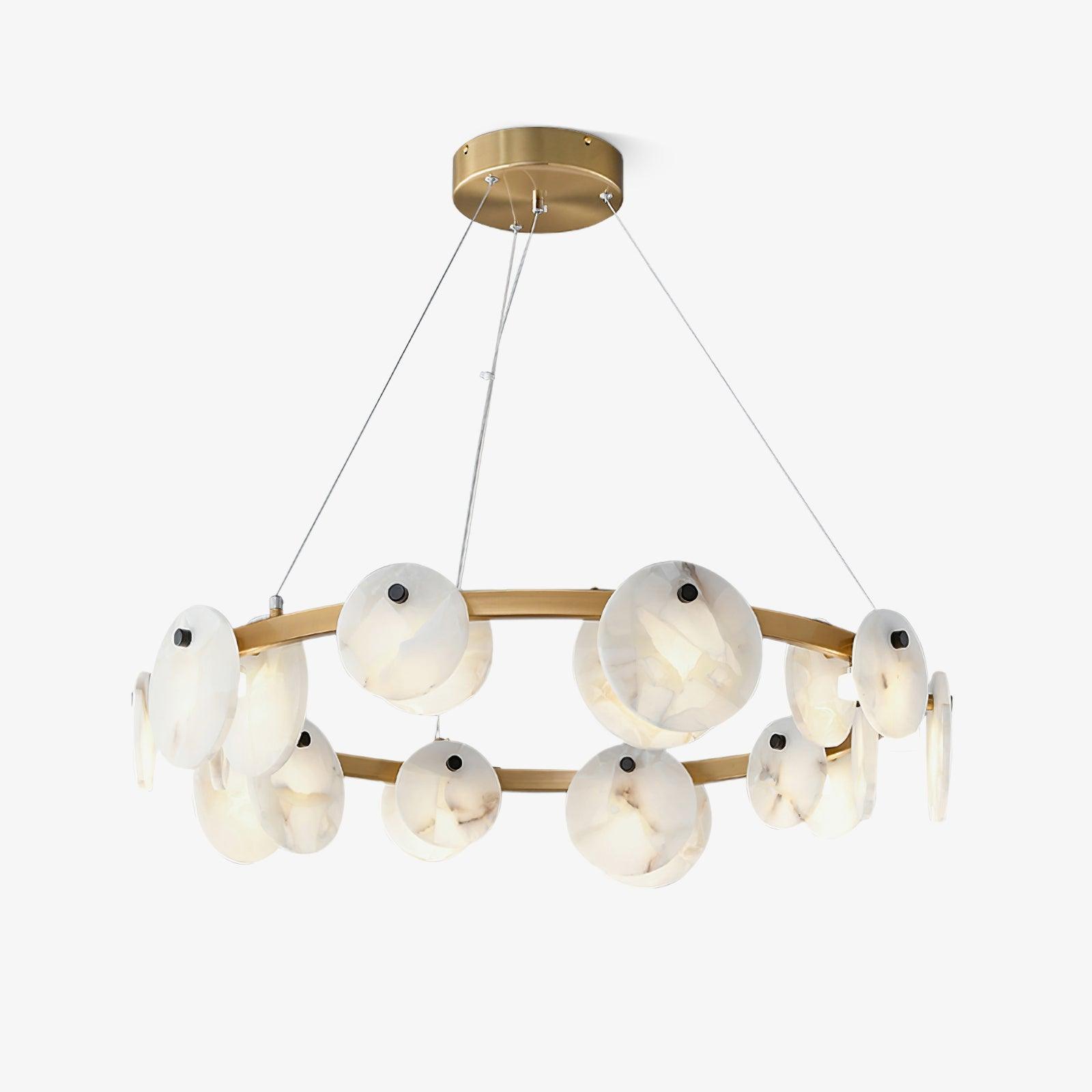 Olveneth Alabaster Chandelier - Blowlighting