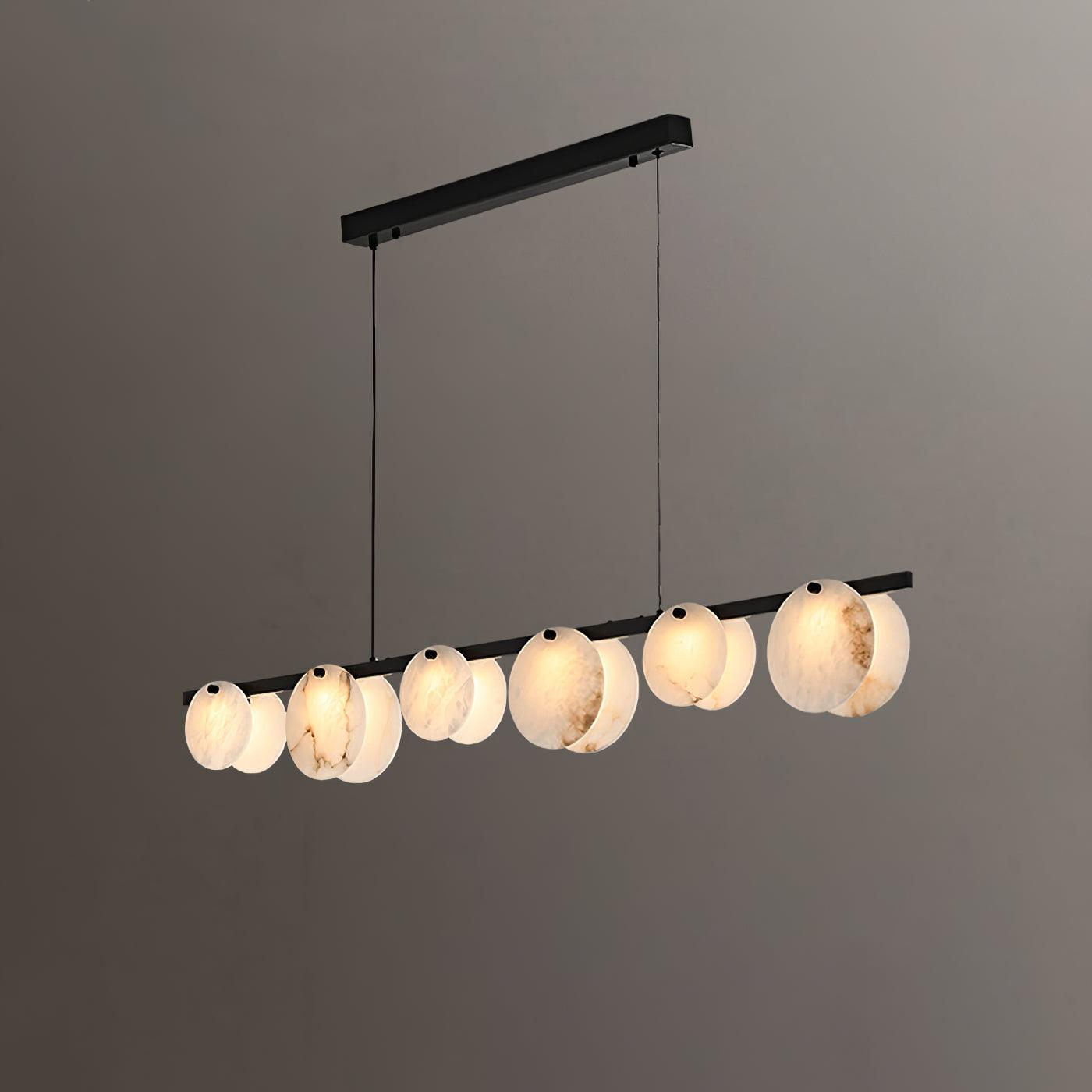 Olirel Linear Alabaster Pendant Light - Blowlighting