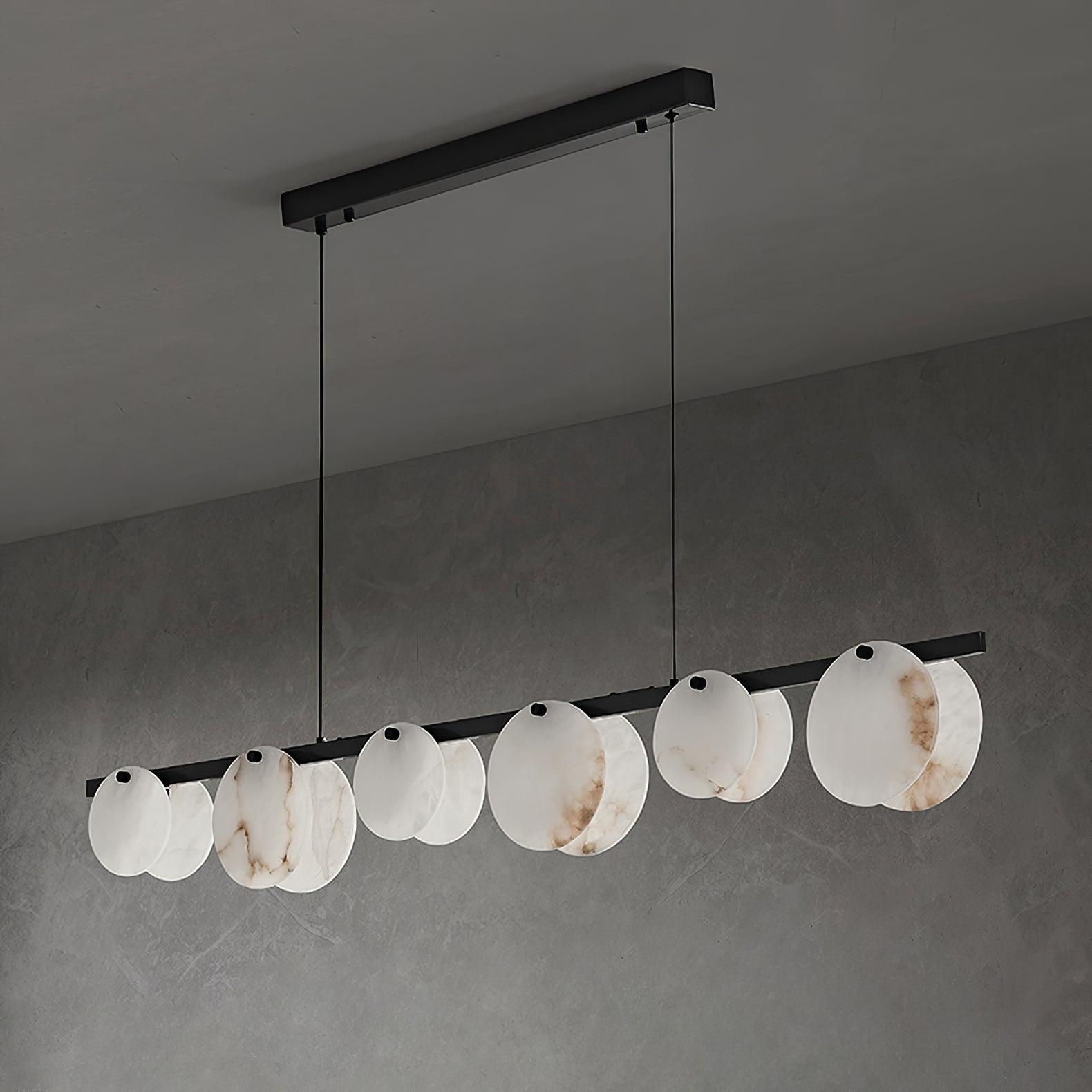 Olirel Linear Alabaster Pendant Light - Blowlighting