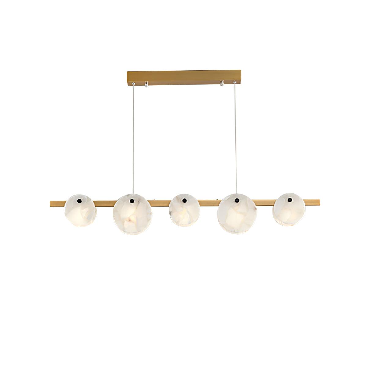 Olirel Linear Alabaster Pendant Light - Blowlighting
