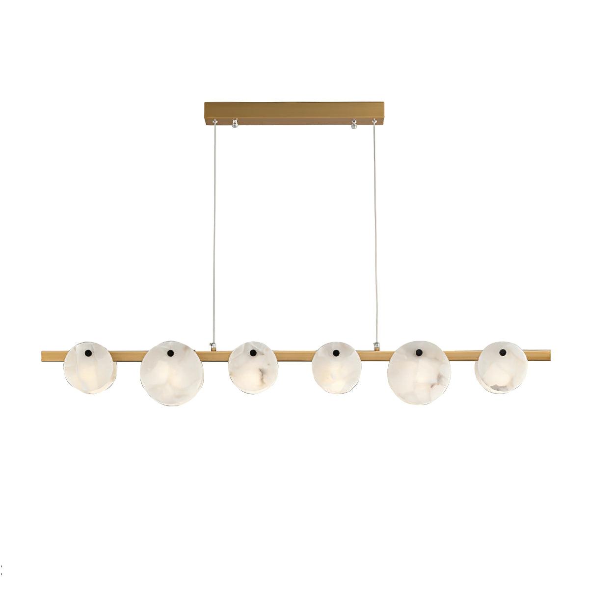 Olirel Linear Alabaster Pendant Light - Blowlighting