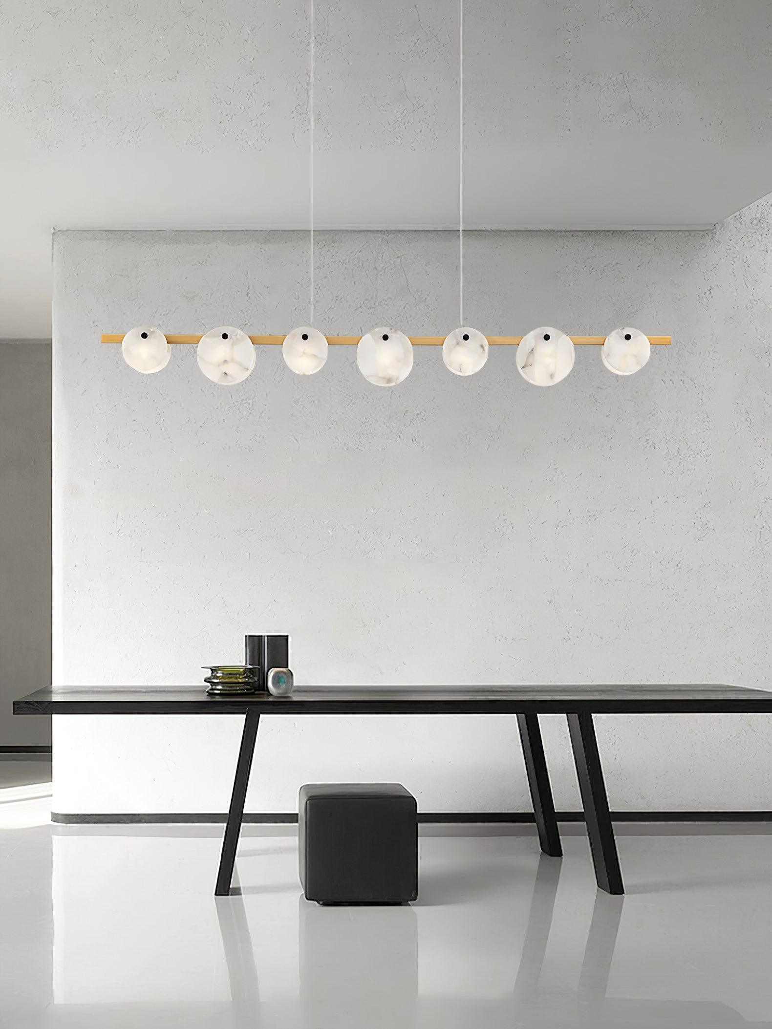 Olirel Linear Alabaster Pendant Light - Blowlighting