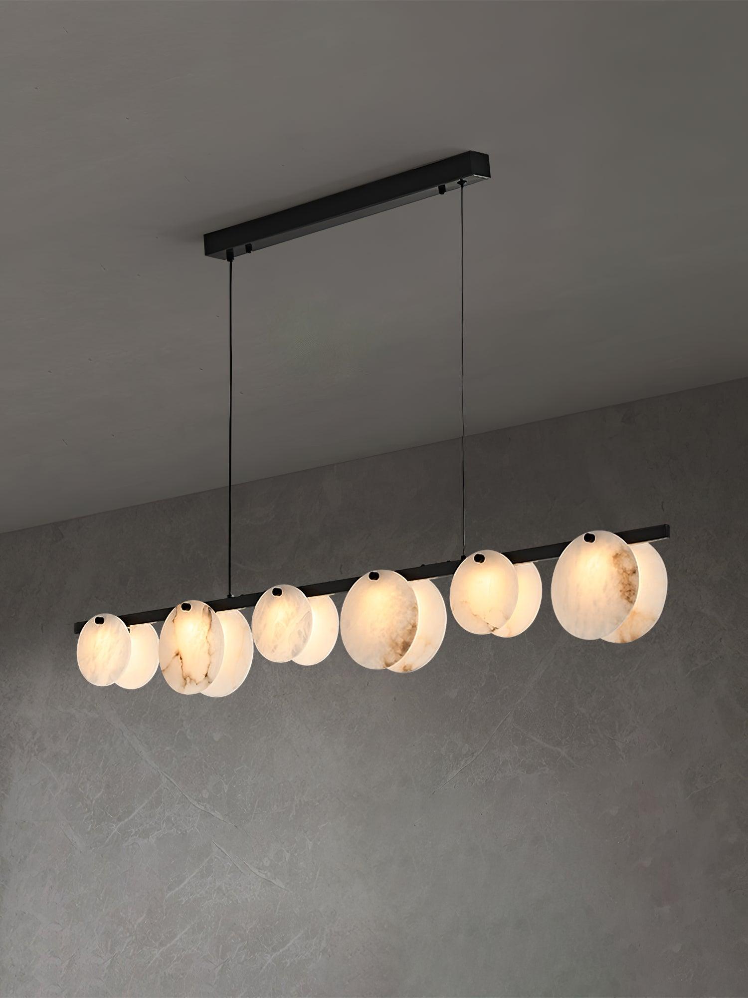 Olirel Linear Alabaster Pendant Light - Blowlighting