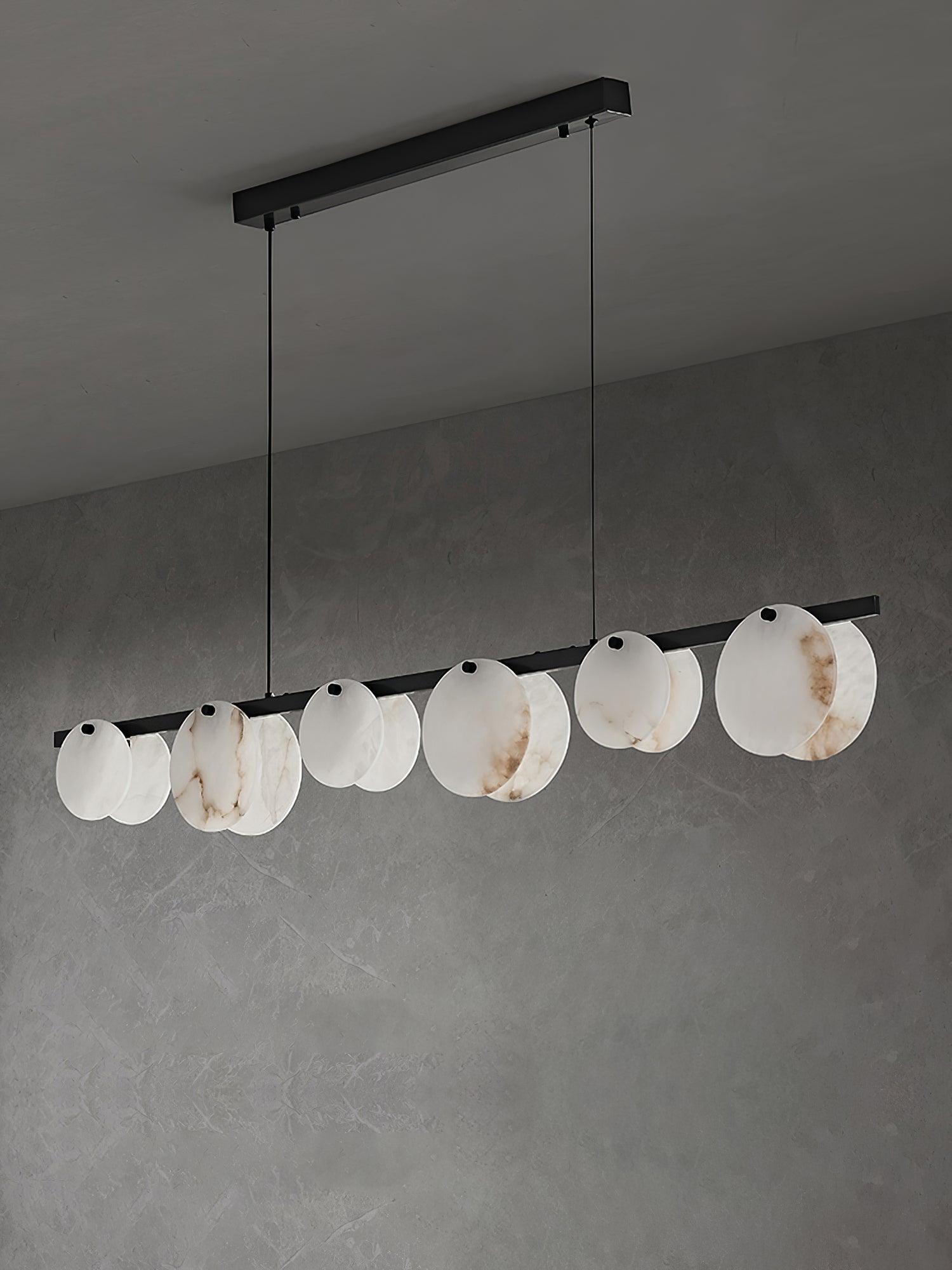 Olirel Linear Alabaster Pendant Light - Blowlighting