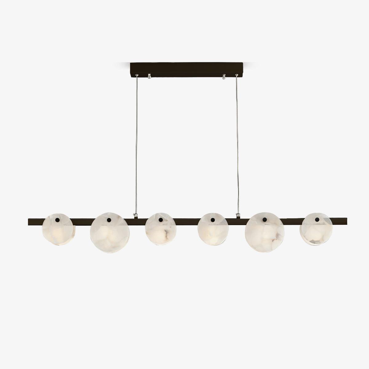 Olirel Linear Alabaster Pendant Light - Blowlighting