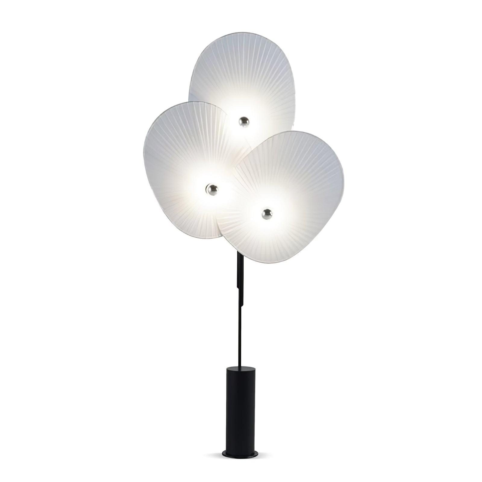 Scarlet Petal Fabric Floor Lamp - Blowlighting