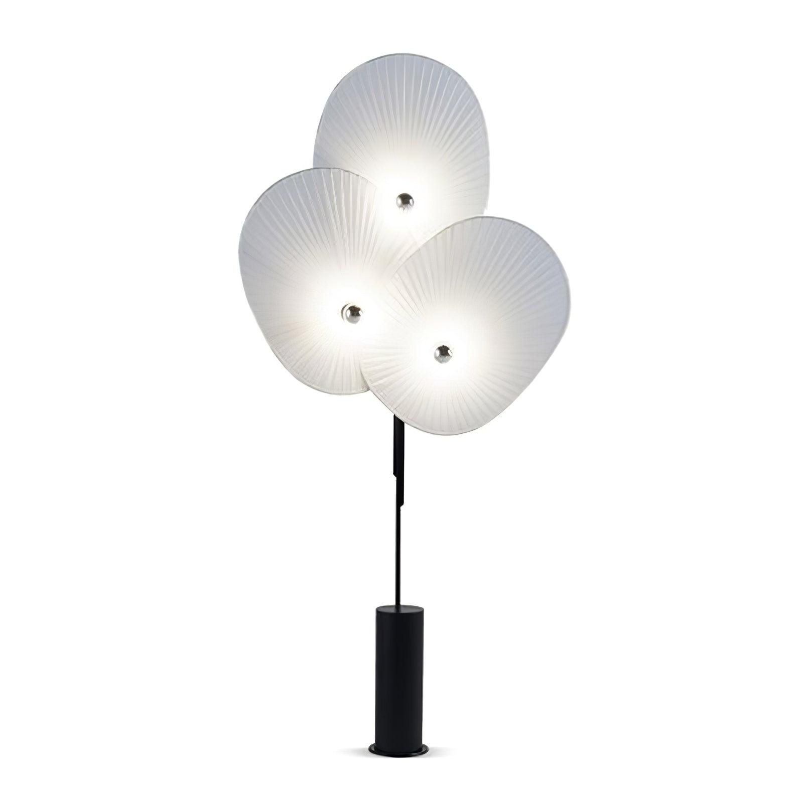 Scarlet Petal Fabric Floor Lamp - Blowlighting