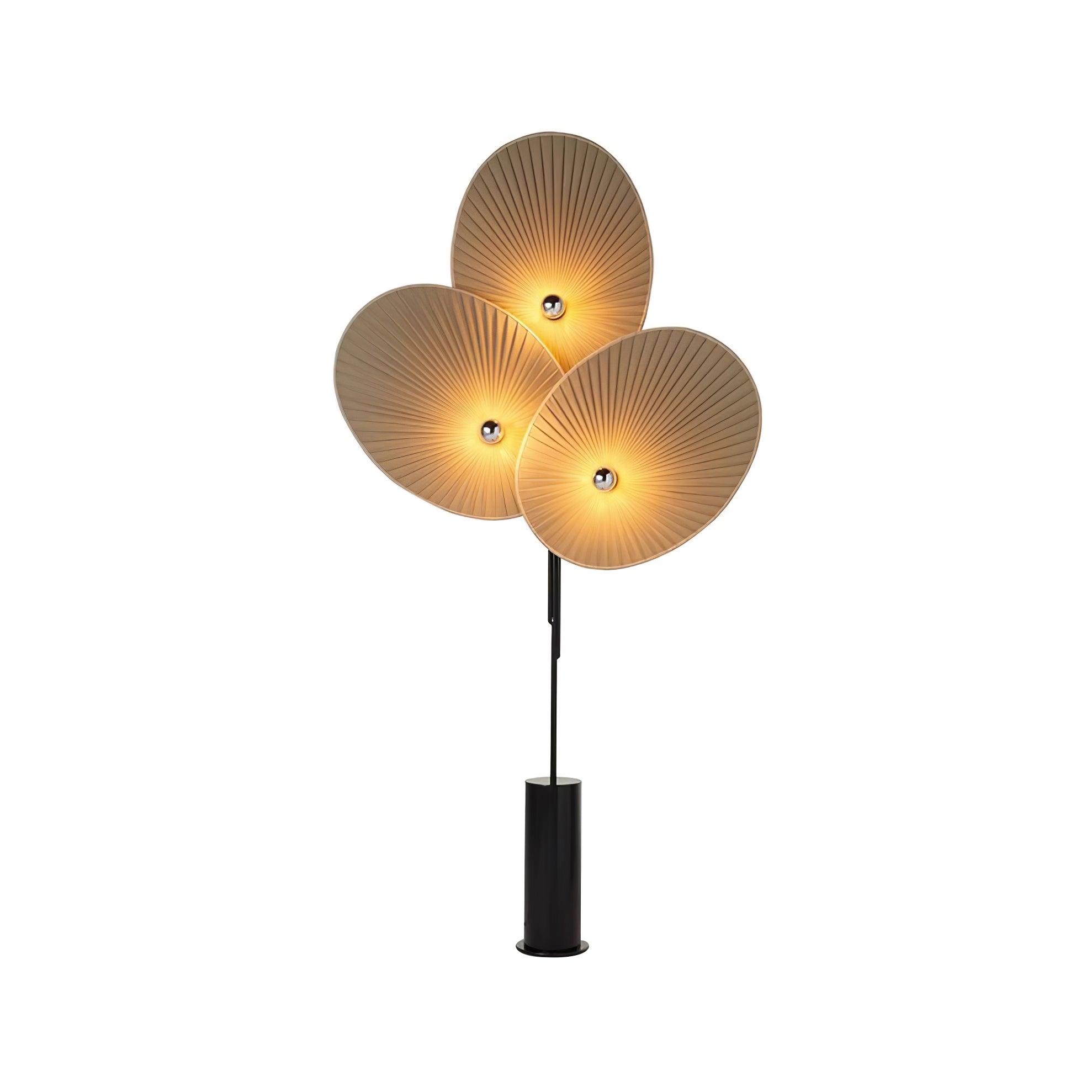 Scarlet Petal Fabric Floor Lamp - Blowlighting