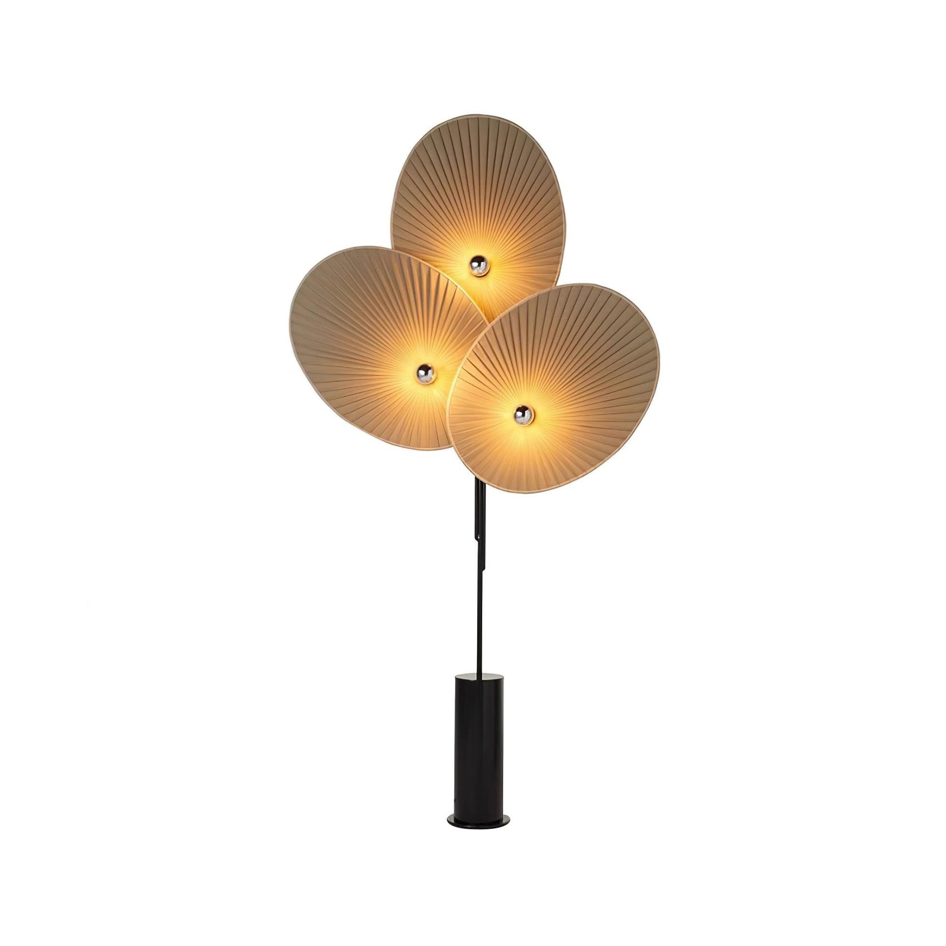 Scarlet Petal Fabric Floor Lamp - Blowlighting